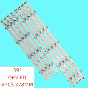 DX-284-8pcs/set 4+5lamp New LED Backlight Strip LG 39LN5100-CC for LG Innotek POLA2.0 39