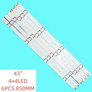 DX-142-6pcs/set LED Backlight Strip for LG innotek Direct 43inch UHD 1Bar 24EA 43UH619V 43UF640V 43UH610V 43UH6030 UF64 UHD_A 43LH60FHD