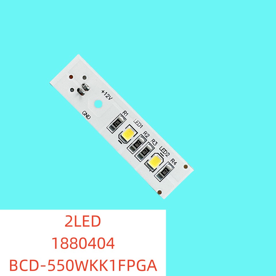 Suitable for Hisense Rongsheng refrigerator LED light strip 1880404 refrigerator lighting BCD-550WKK1FPGA 13MM 45MM 2LED 1PCS Suitable for Hisense Rongsheng refrigerator LED light strip 1880404 refrigerator lighting BCD-550WKK1FPGA 13MM 45MM 2LED 1PCS